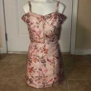 Floral top and skirt set